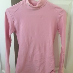 Pink Under Amour Coldgear long sleeve top